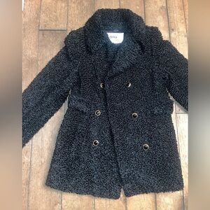 Vintage Black Peacoat Jacket - AZENS Fur And Fashions Pittsburgh